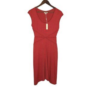 Max Studio NWT Red Cap‎ Sleeve Mini Dress Size Small